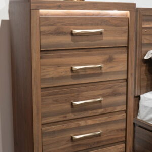 Janfyn - Five Drawer Chest - Brown