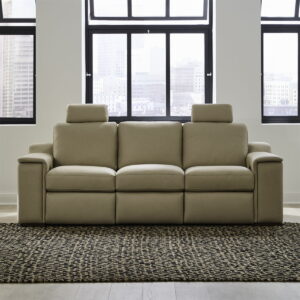 Armon - Sofa With Power Footrest & ZG - Oslo Fawn