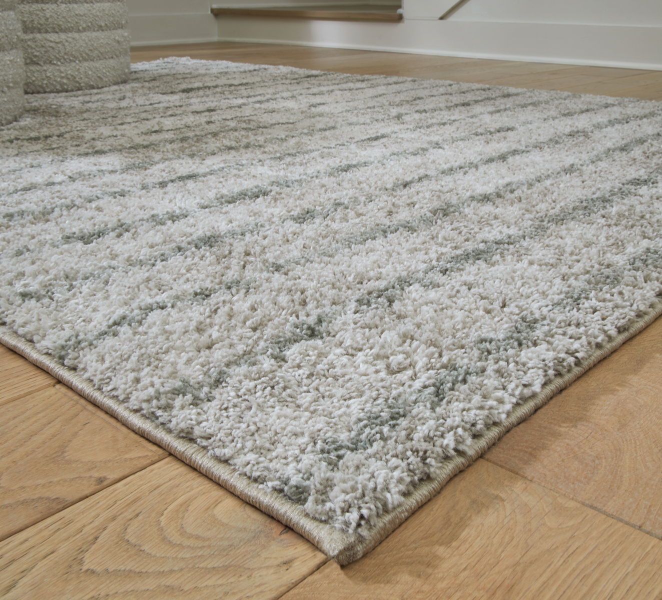 Laddway - 5' x 7' Rug - Cream / Green - Image 2