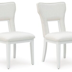 Chalanna - Dining Upholstered Side Chair (Set of 2) - White