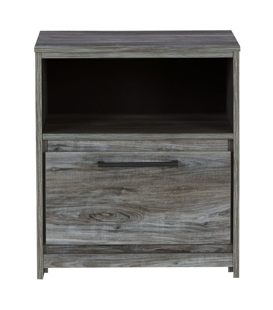 Baystorm - One Drawer Night Stand - Gray - Image 5