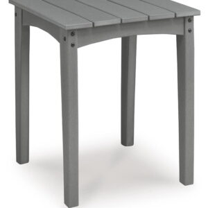 Cove Beach - Square End Table - Gray