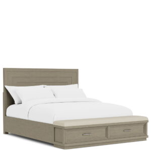 Cascade - King Upholstered Storage Bed - Dovetail