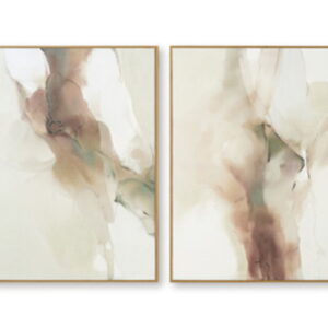 Brettwarth - Wall Art Set (Set of 2) - Green / Blue / Yellow