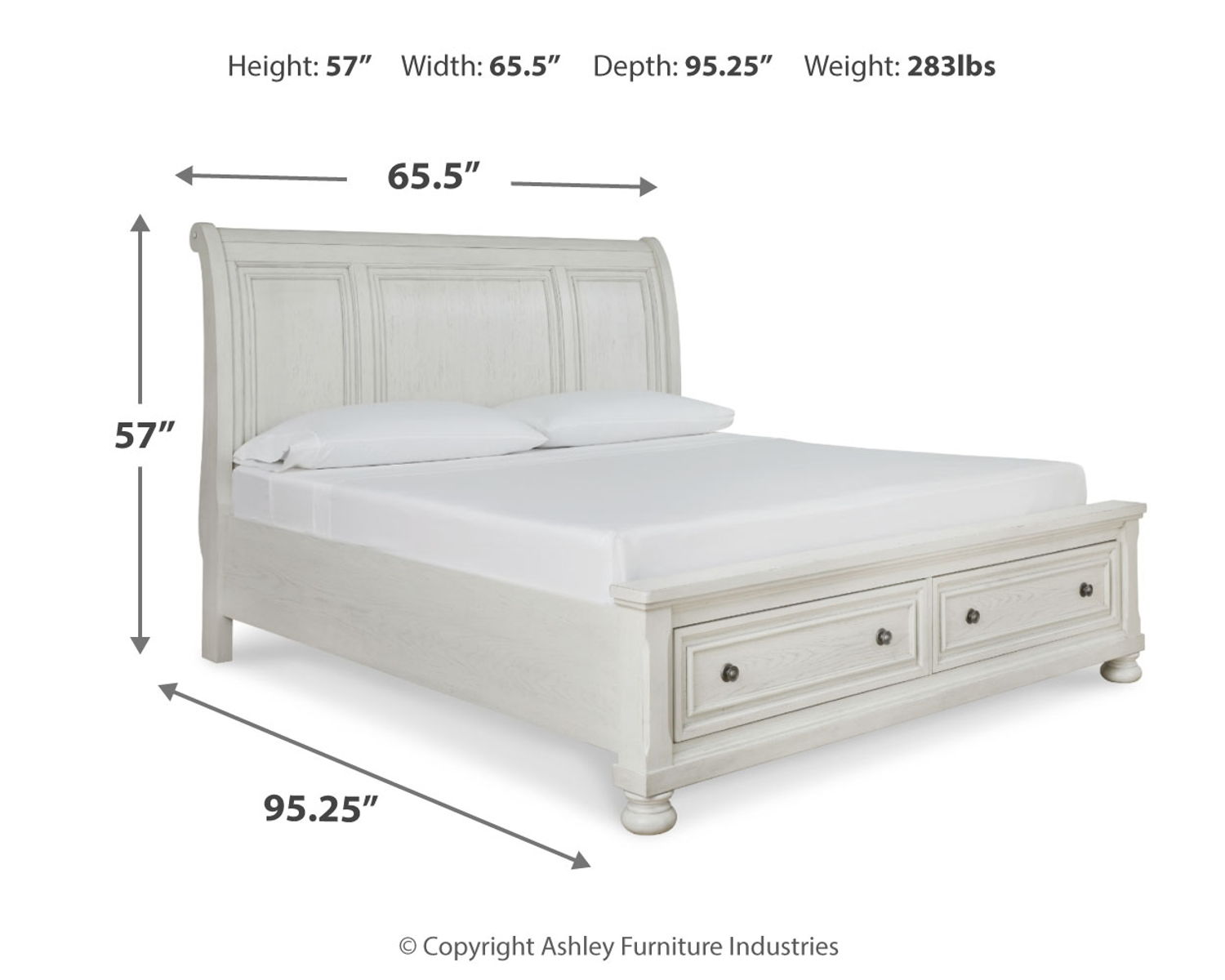 Robbinsdale - Sleigh Bed - Image 21