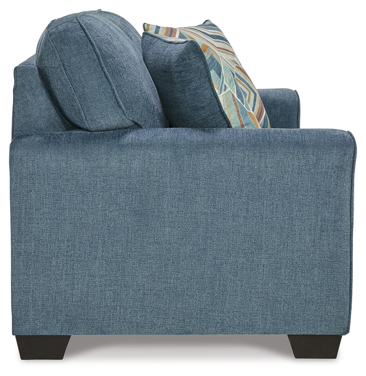 Cashton - Loveseat - Blue - Image 3