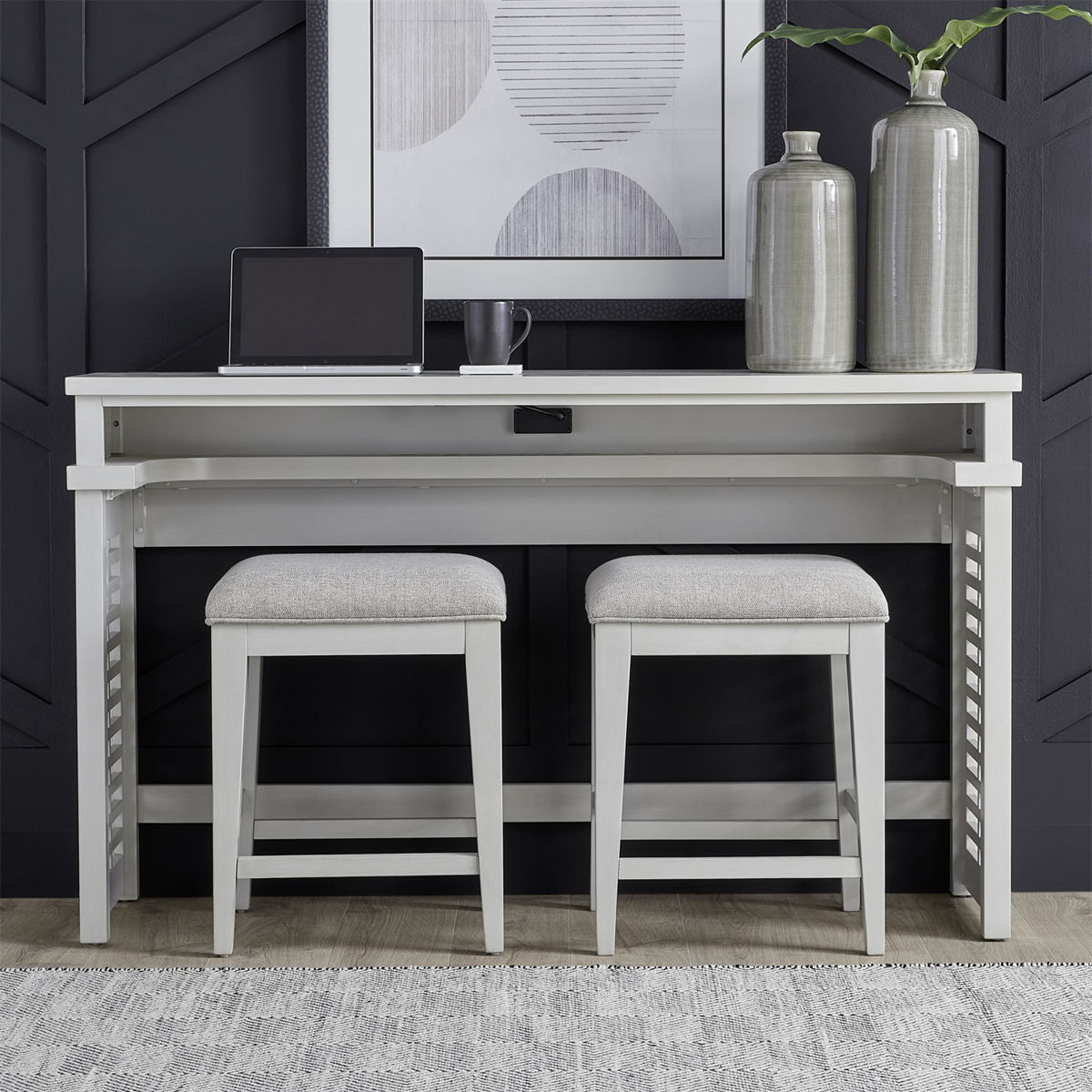 Berkley Square - 3 Piece Console Set - Linen & Khaki