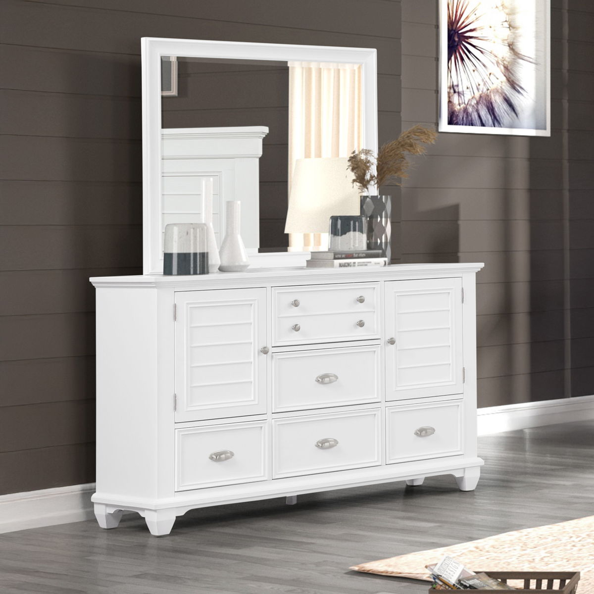 Jamestown - Landscape Mirror - White - Image 5
