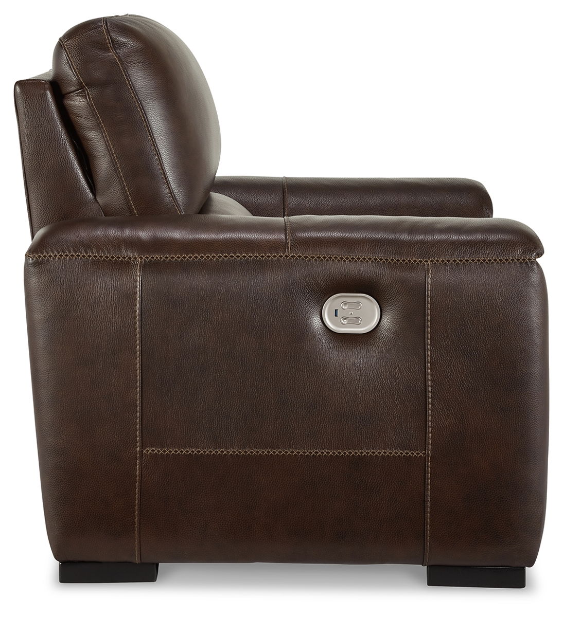Alessandro - PWR Recliner/Adj Headrest - Walnut - Image 9