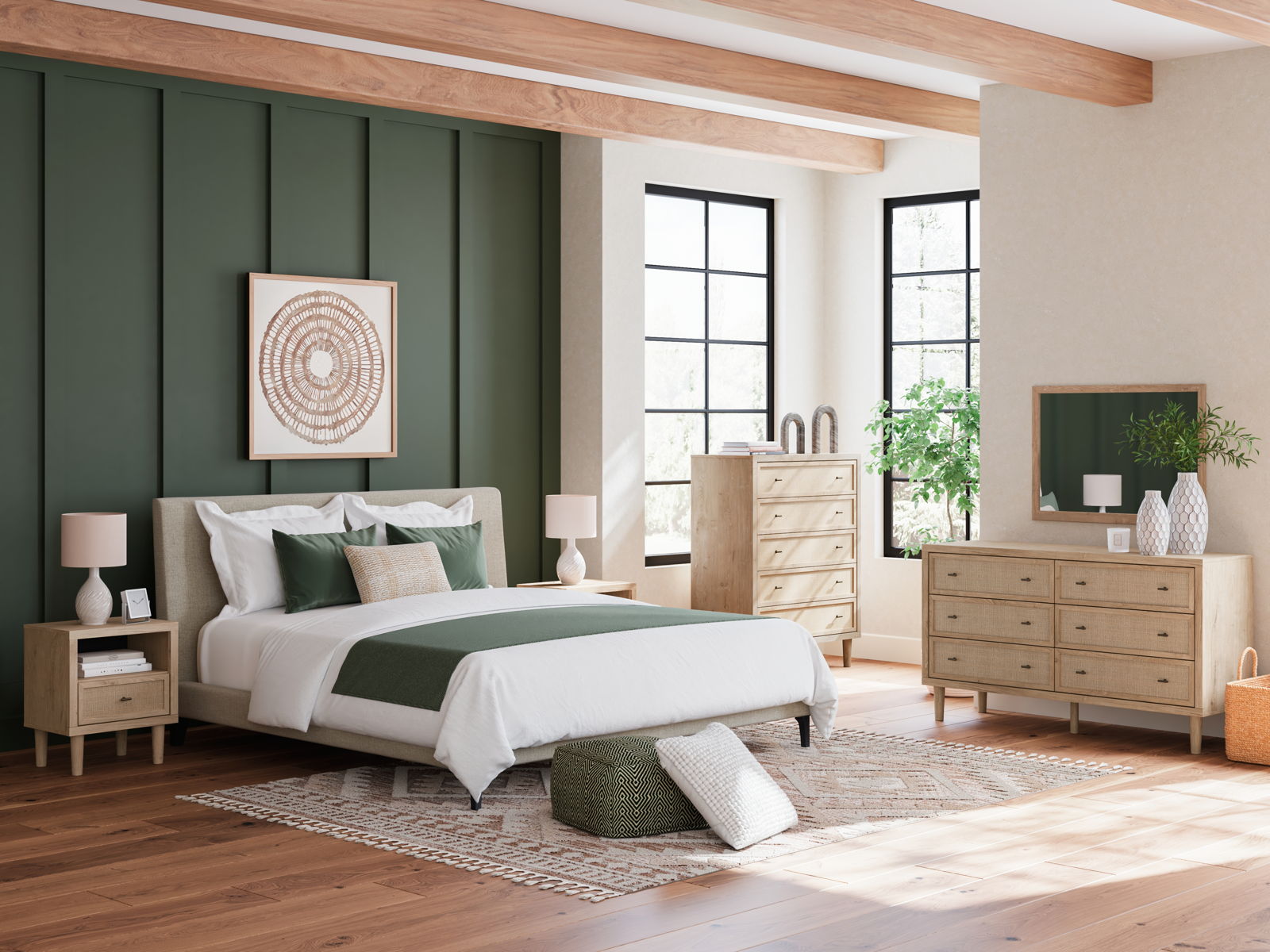 Cielden - Upholstered Bed With Roll Slats - Image 34