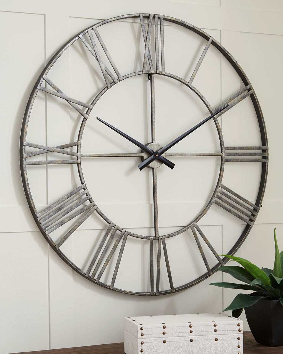 Paquita - Wall Clock - Antique Silver - Image 4