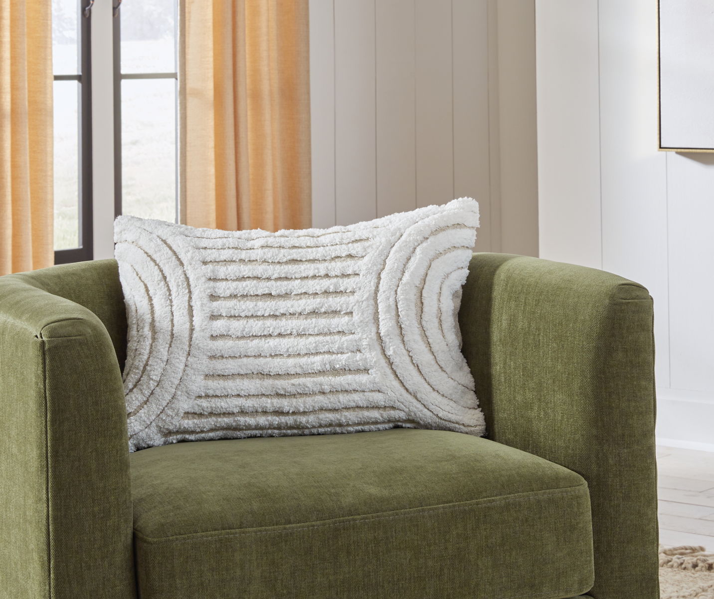 Farissen - Pillow (Set of 4) - White / Tan - Image 3