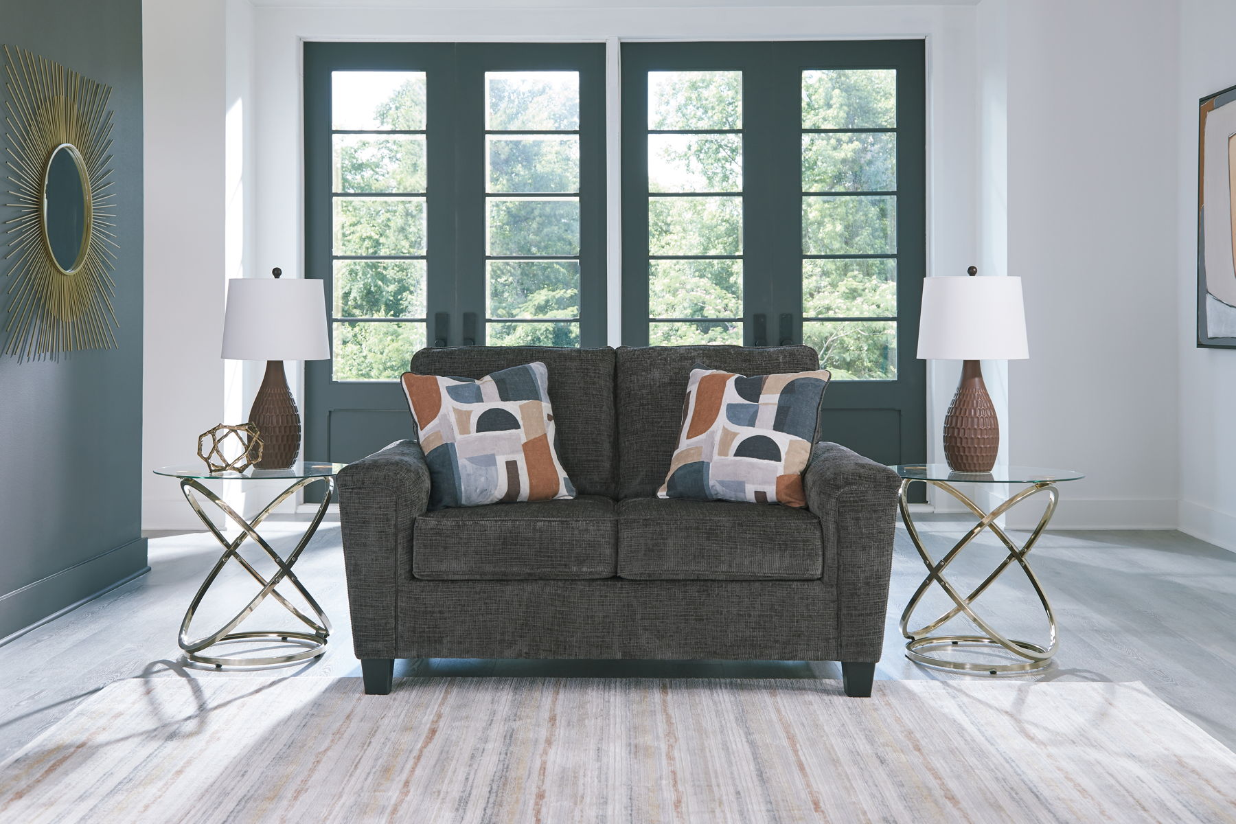 Erinslane - Loveseat - Dusk - Image 3