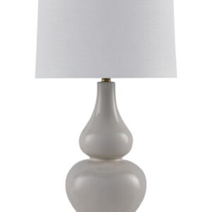 Weswick - Ceramic Table Lamp - Cream / Gold Finish
