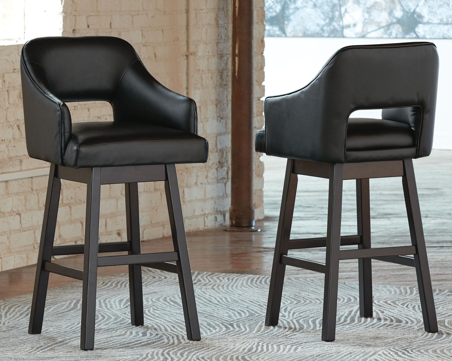 Tallenger - Upholstered Swivel Barstool (Set of 2) - Image 14