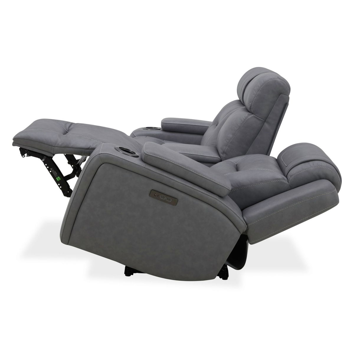 Chapman - Loveseat With Console P2 & ZG - Aline Blue Gray - Image 11