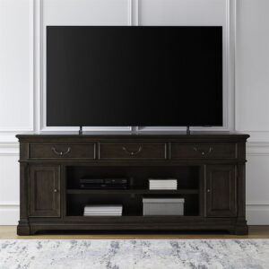 Fireplace TV Consoles - 84" Fireplace TV Console FTS - Brown