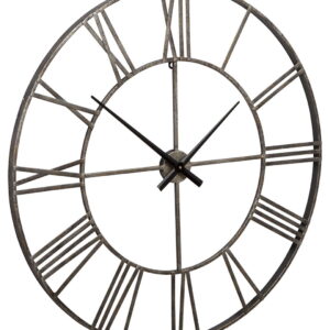 Paquita - Wall Clock - Antique Silver