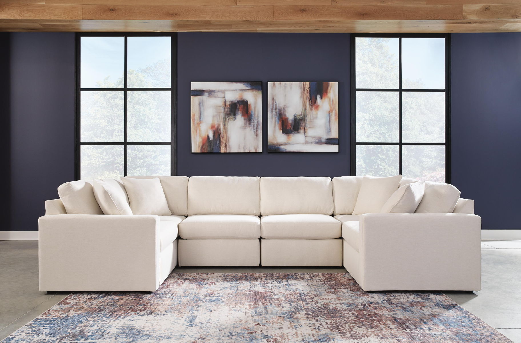 Modmax - Symmetrical Sectional - Oyster - Image 6