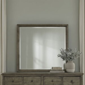 Hickory Grove - Landscape Mirror - Heirloom Brown