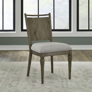 Hickory Grove - Panel Back Side Chair - Heirloom Brown