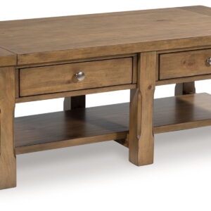 Vandenmore - Rectangular Cocktail Table - Medium Brown