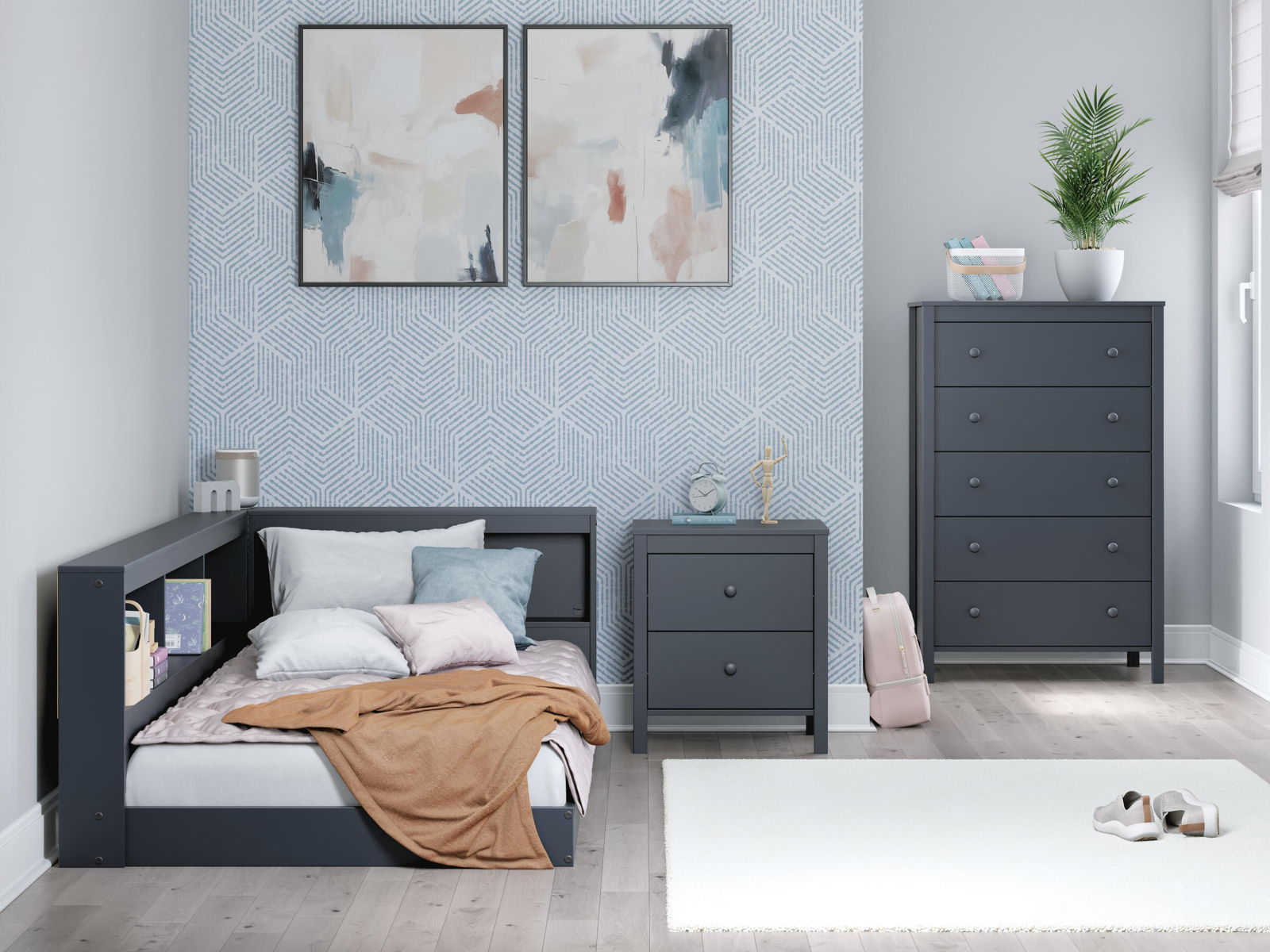 Simmenfort - Bookcase Storage Bed - Image 19