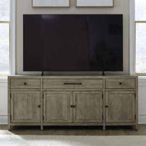 Proximity Place - 82" TV Console - Barley Buff