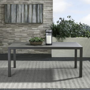 Plantation Key - Outdoor Rectangular Leg Table - Granite
